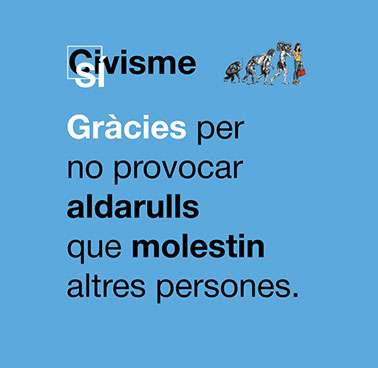 SíCivisme. Gràcies per no provocar aldarulls que molestin altres persones.